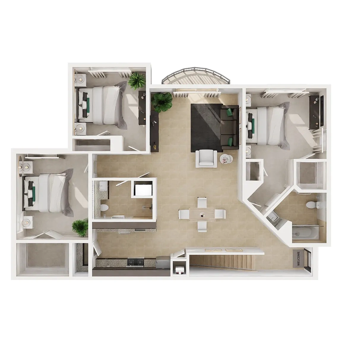 Gables Montecito – Floor plan