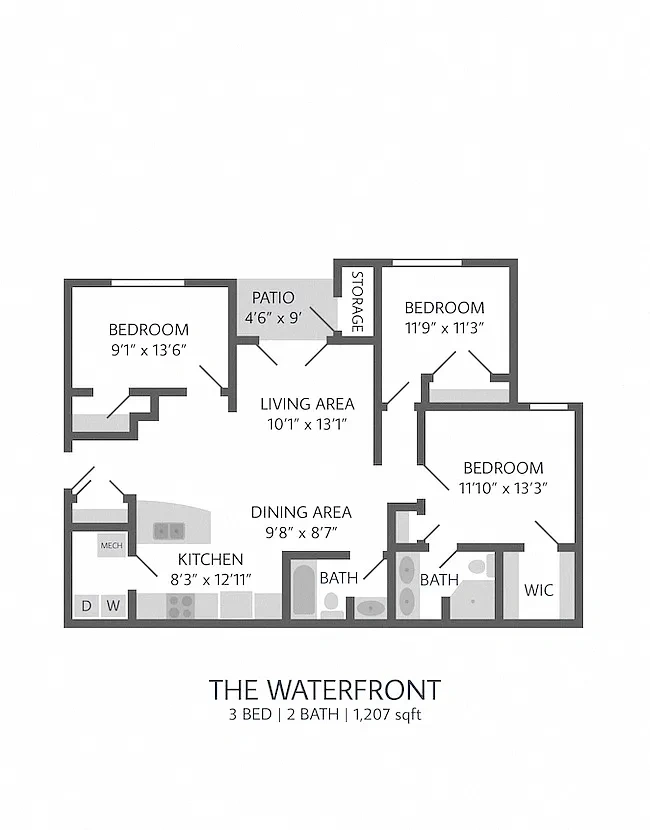 Waterstone Landing – Floor plan