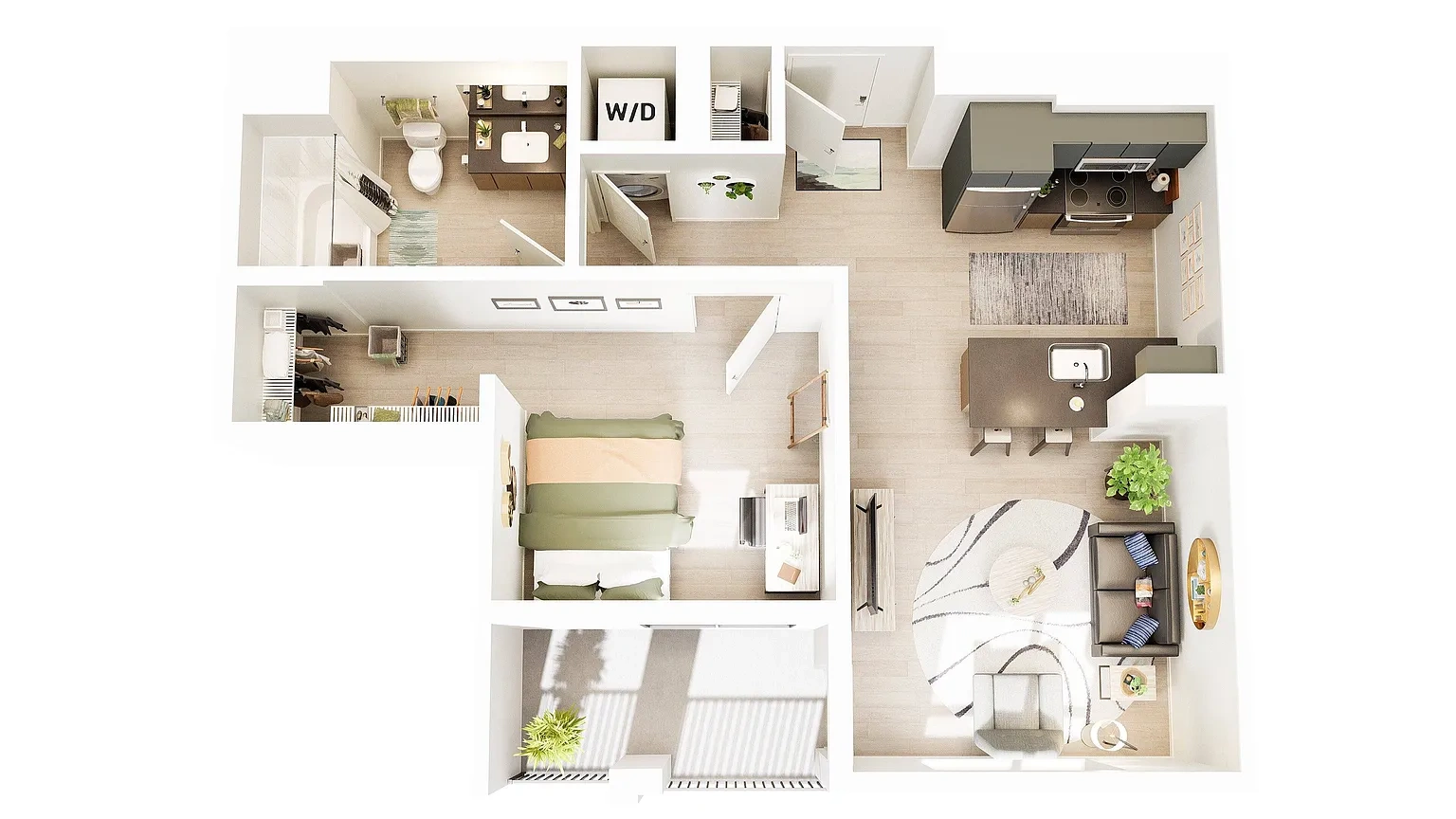 Union Grantville - Lease by the Bed – Floor plan