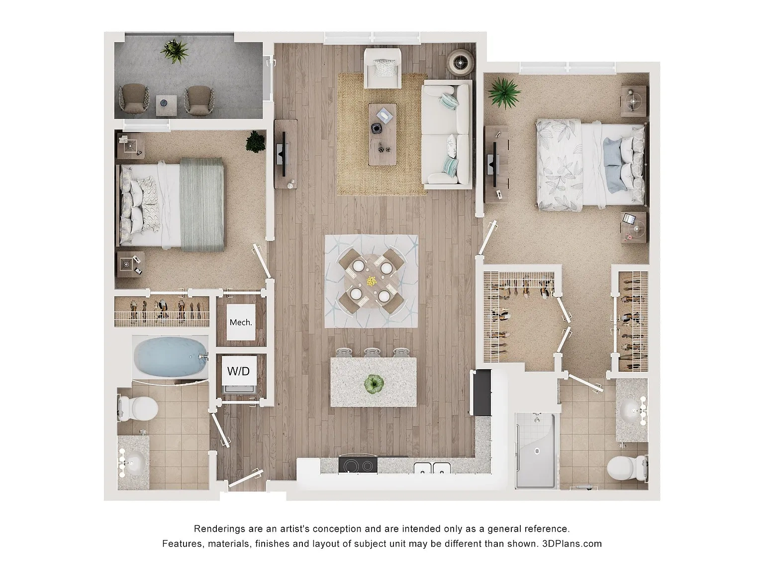 Anchor at Gulf Harbors 62+ Apartments – Floor plan