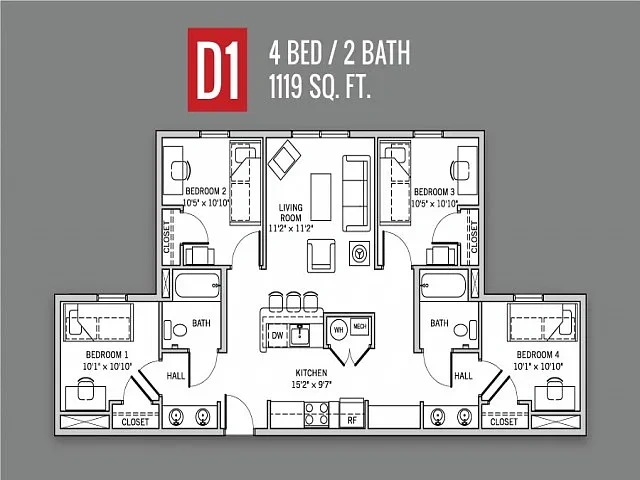 CP Cincy Student Housing – Floor plan