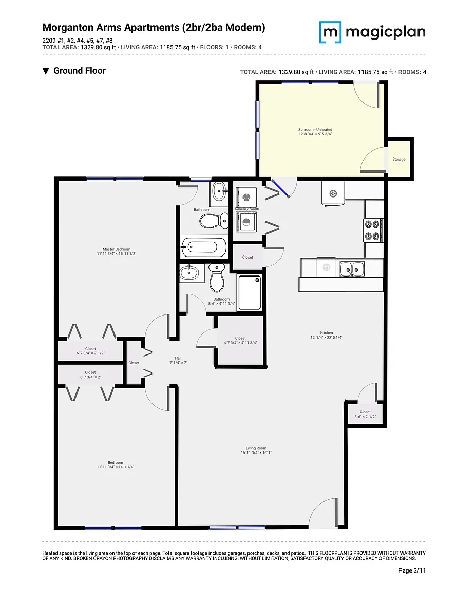 Morganton Arms Apartments – Floor plan