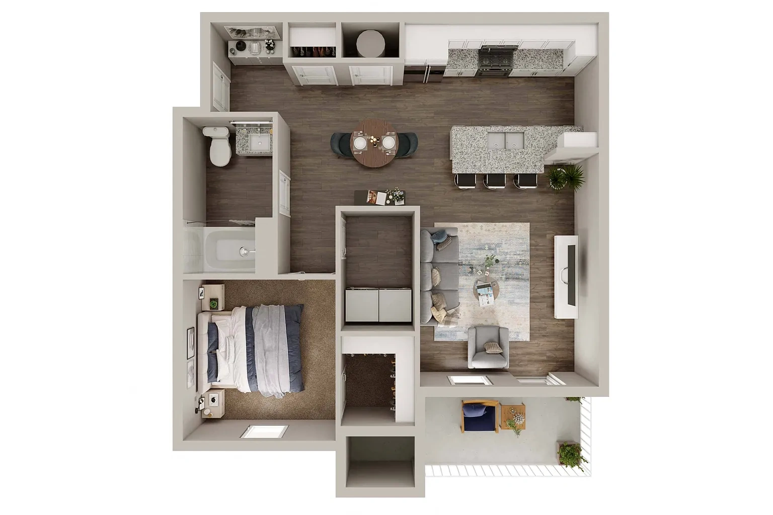 Swiftwater Apartments – Floor plan
