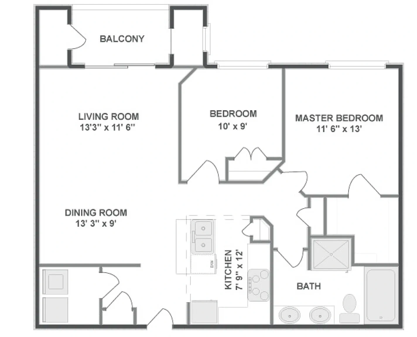 The Majestic Luxury Apartments – Floor plan