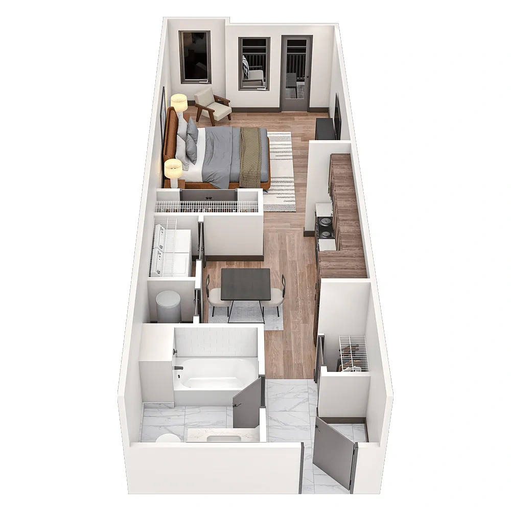 Martin on Main Apartments – Floor plan