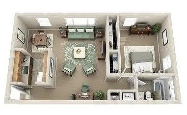 Ellacott Parkway Apartments – 1 Bed 1 Bath