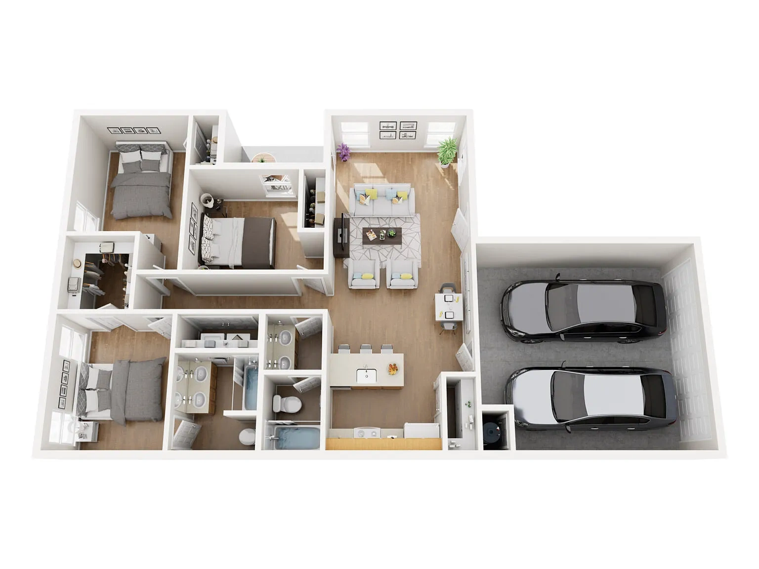 Farmington Hills Duplexes – Floor plan