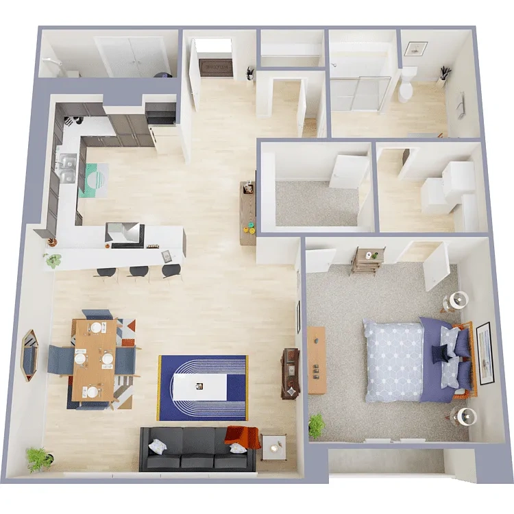 Crocker Park Living – Ovation 1 Bedroom 1 Bath