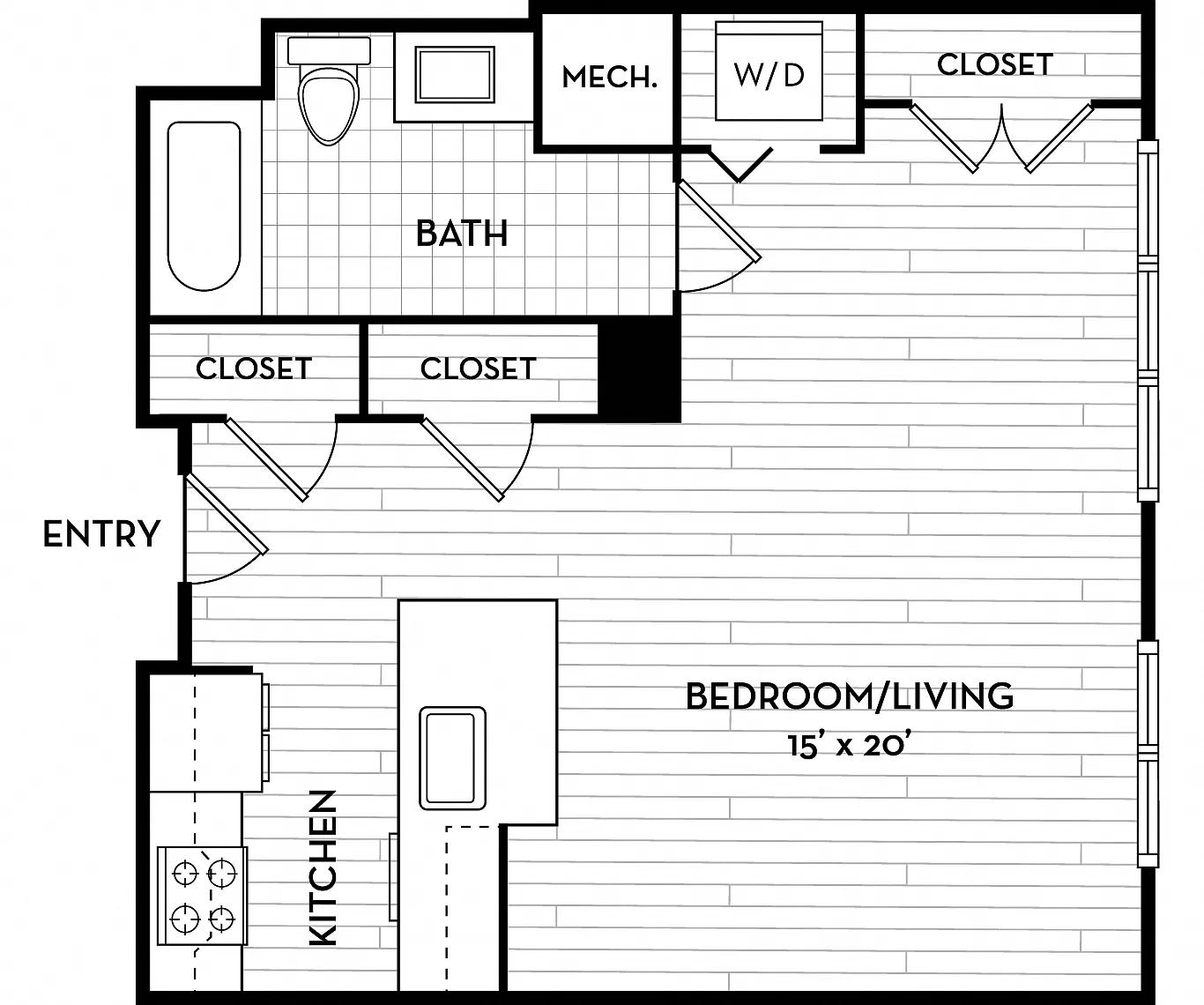 Malden Square Apartments – Floor plan
