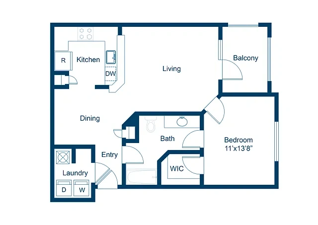 The Enclave at Tranquility Lake Apartments – Floor plan