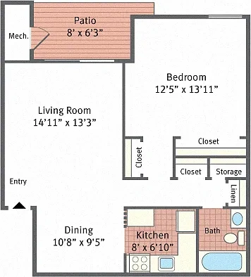 York Apartments – Floor plan