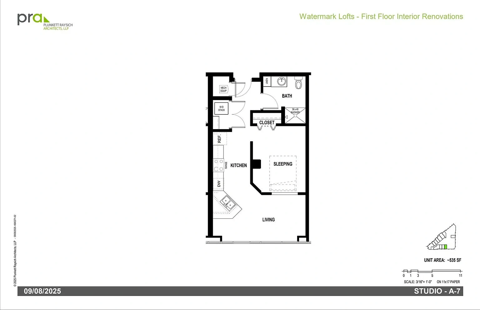 Watermark Lofts – Floor plan