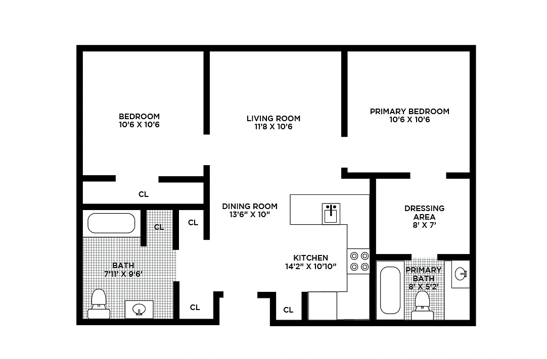 Waters Edge At Rahway – Floor plan