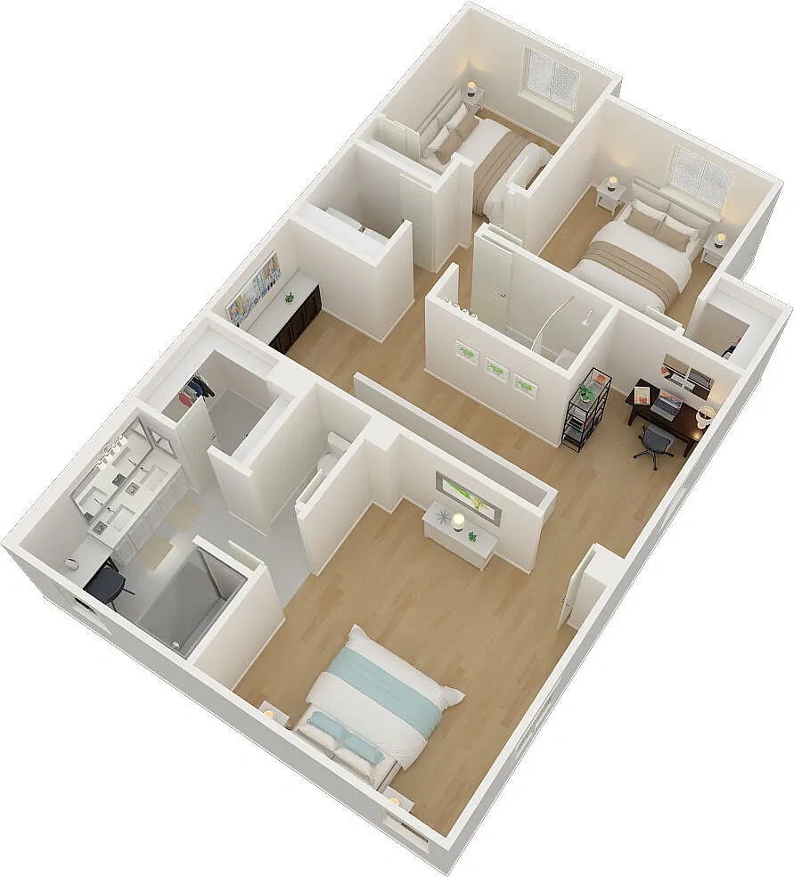 Echo Paired Homes – Floor plan