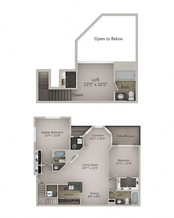 Windsor Kingstowne – Floor plan