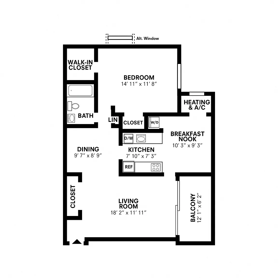 Montgomery Trace Apartment Homes – Floor plan