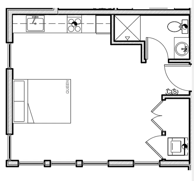 DP Studios – Floor plan