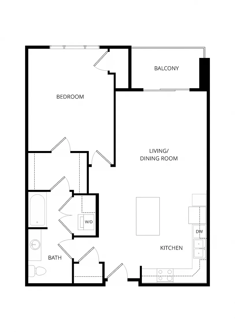 Van Buren West – Floor plan