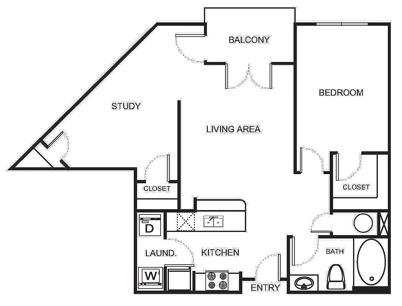 Uptown Square Apartment Homes – Floor plan