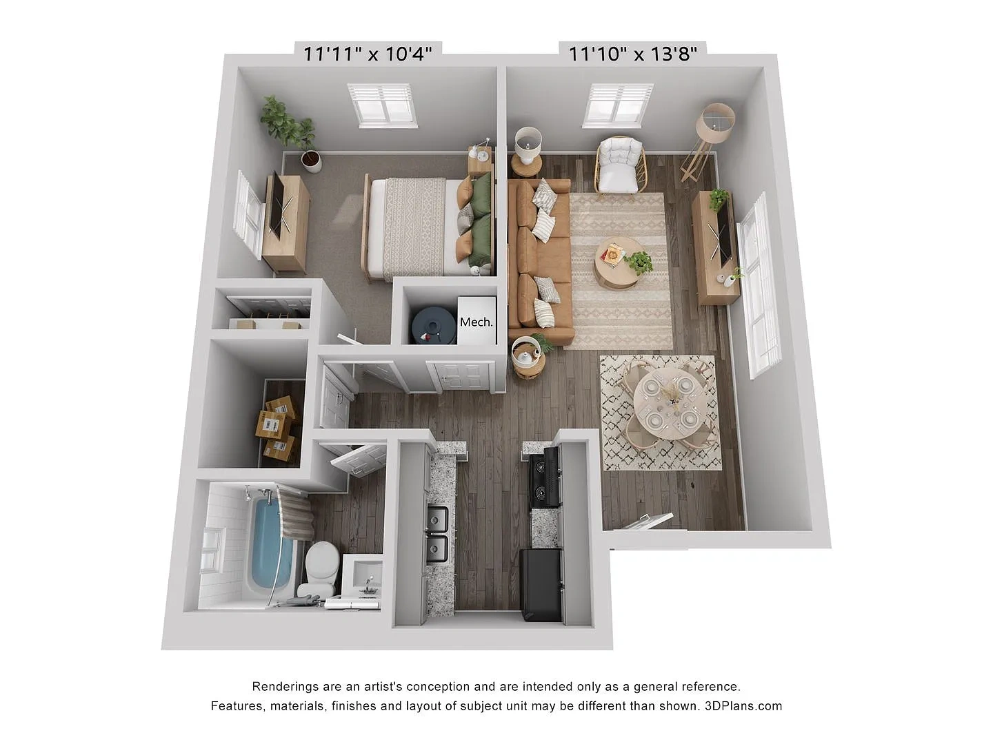 Townhomes at Bexley Creek – Floor plan