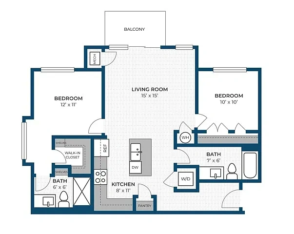 Seasons at Hoffman Estates – Floor plan