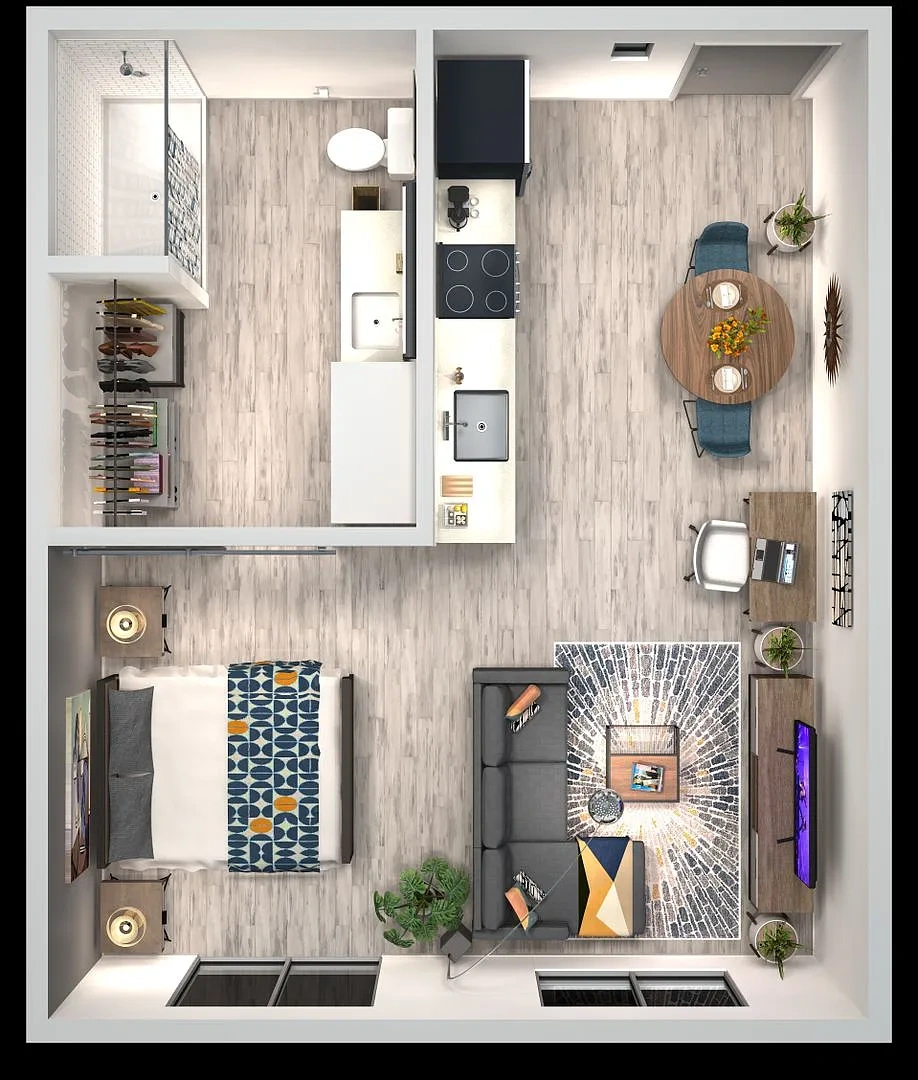 shareDOWNTOWN - Fremont East District – Floor plan
