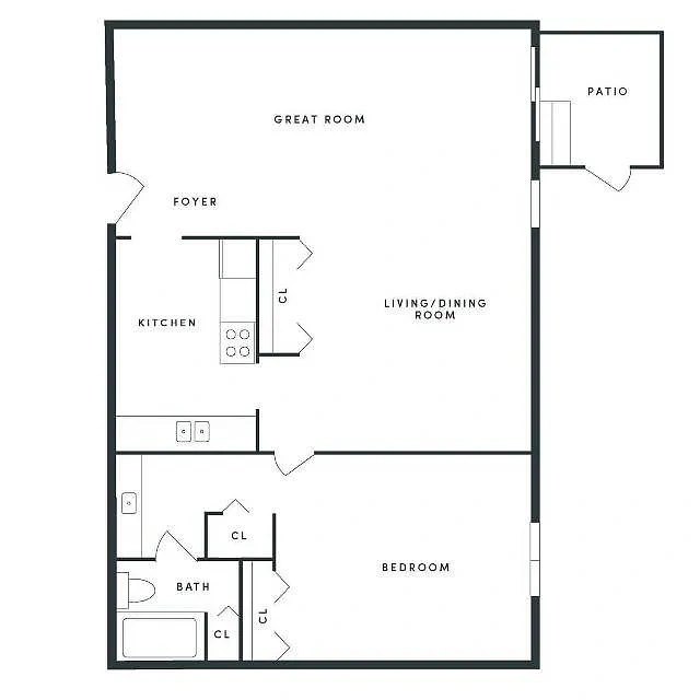 Hampton Woods – 1 Bedroom