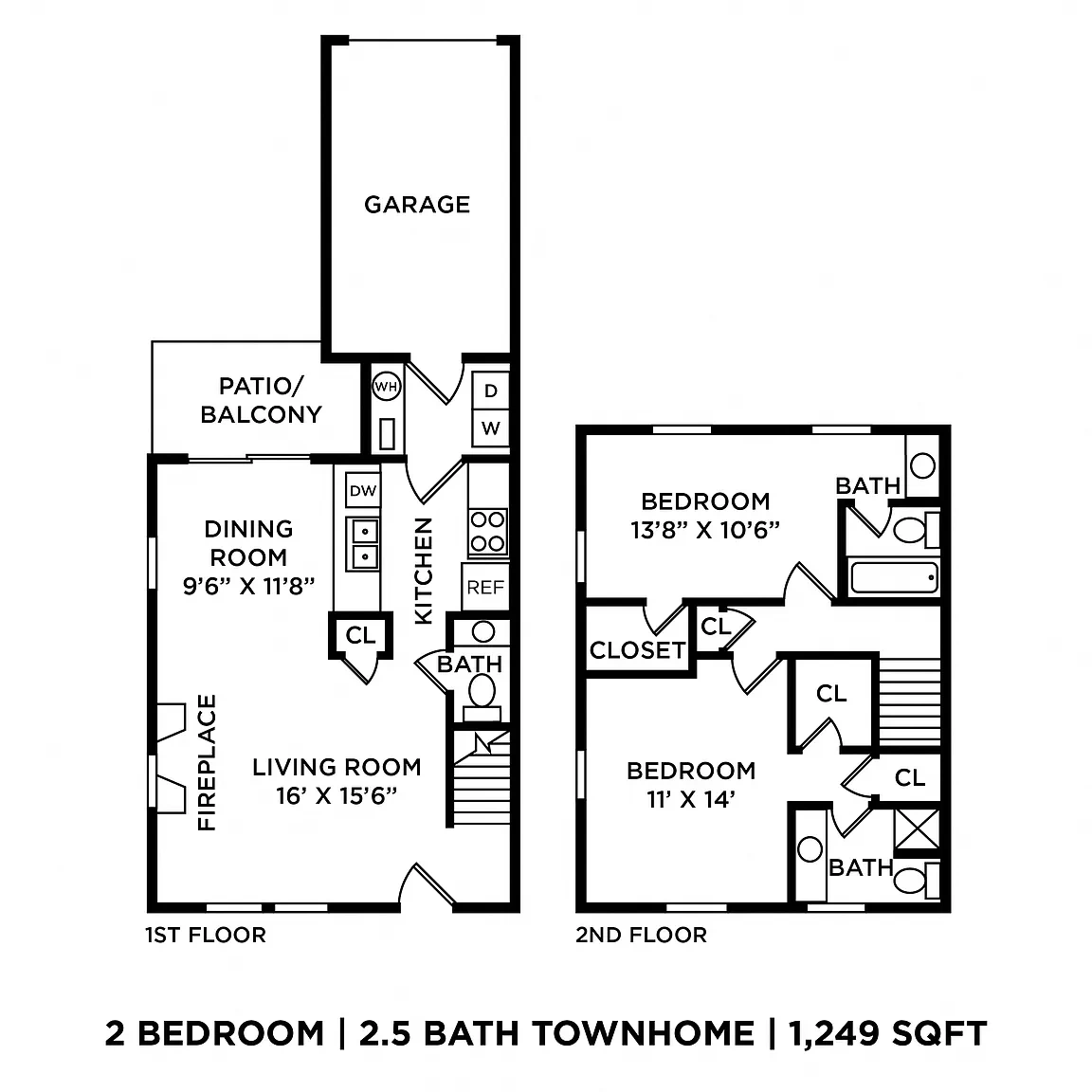 The Bradford at Easton Apartment Homes – Floor plan