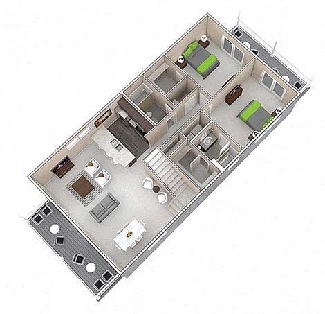 The Boulevard at Green – Floor plan