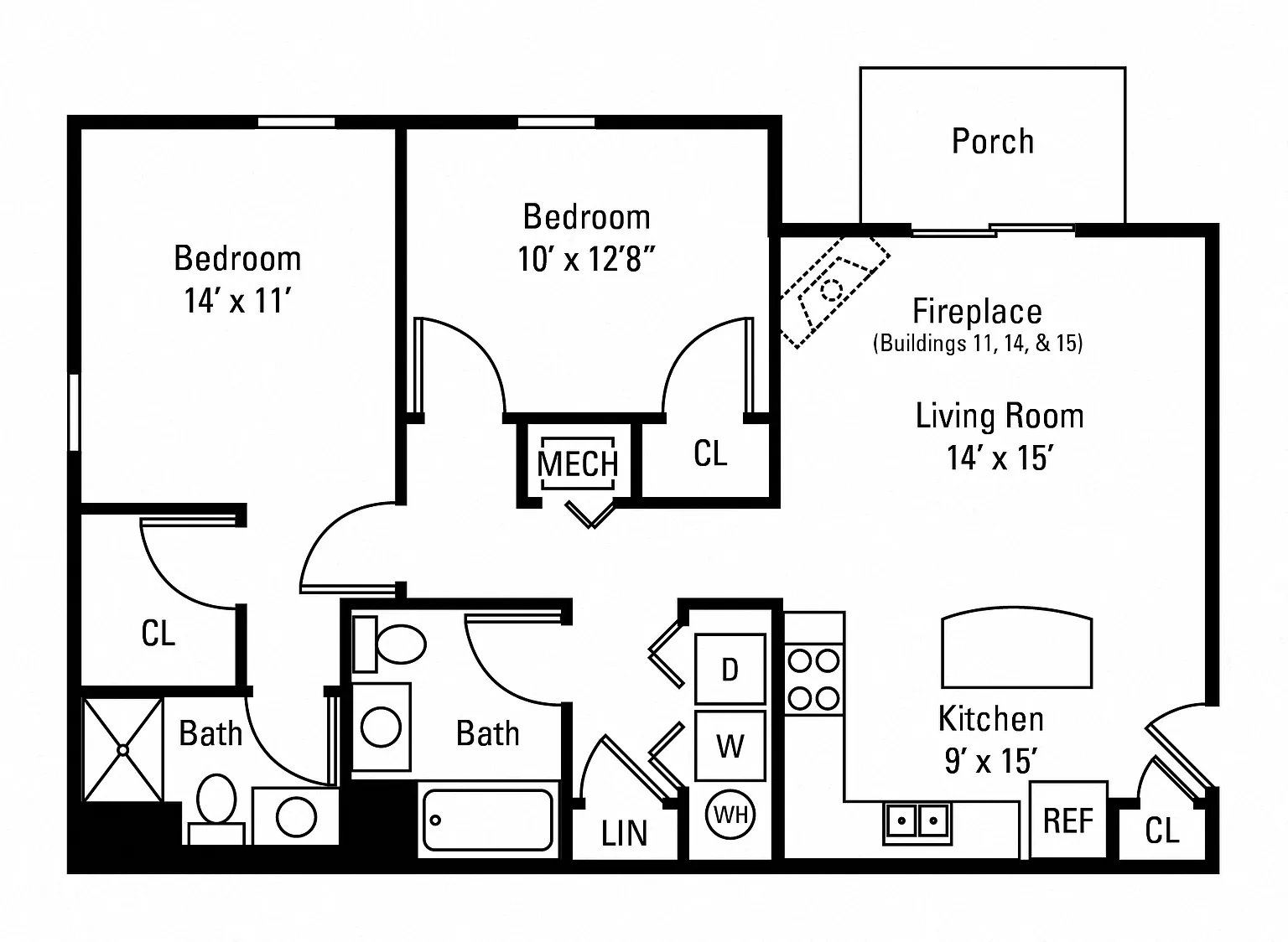 Reserve at Southpointe Apartment Homes – Floor plan