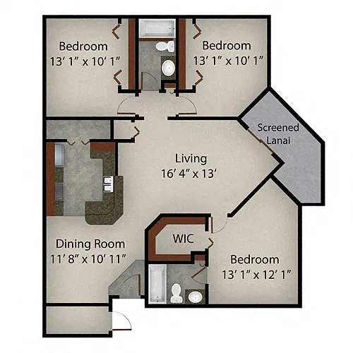 The Landings at Boot Ranch West – Floor plan