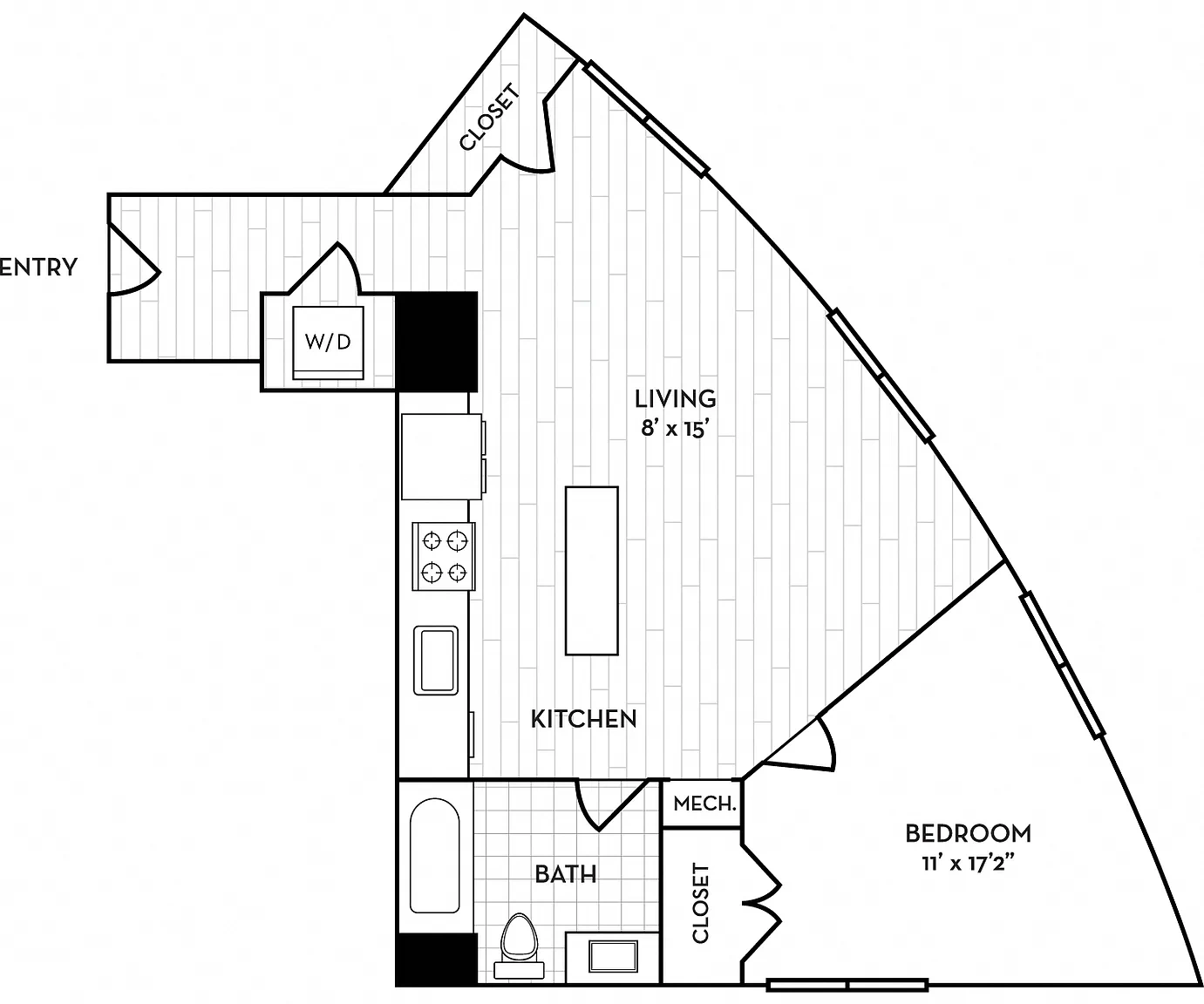 Velo Forest Hills Apartments – Floor plan