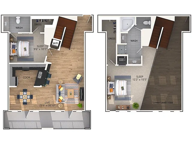 The Lofts at Atlantic Station – Floor plan