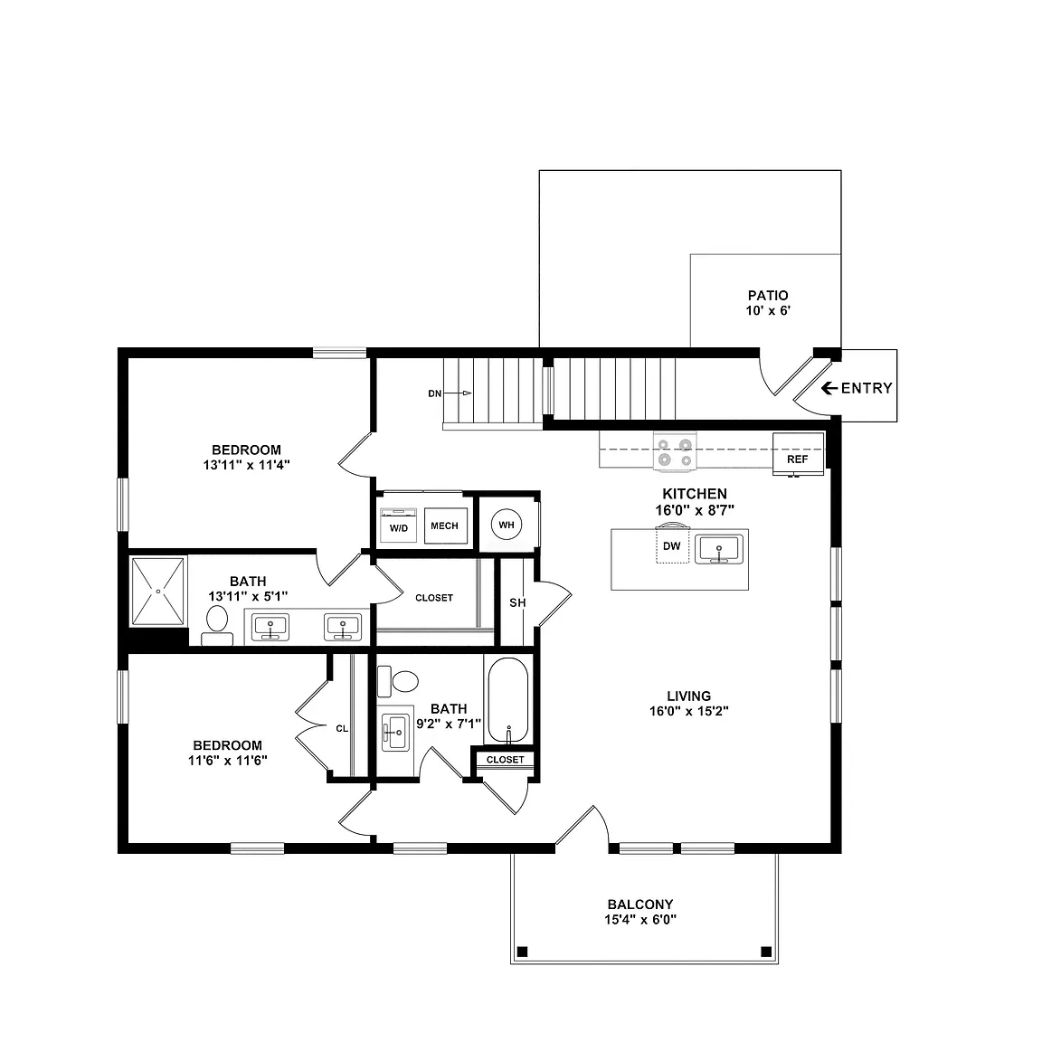 LEO at Bristol - Single Family Rental Homes – Floor plan