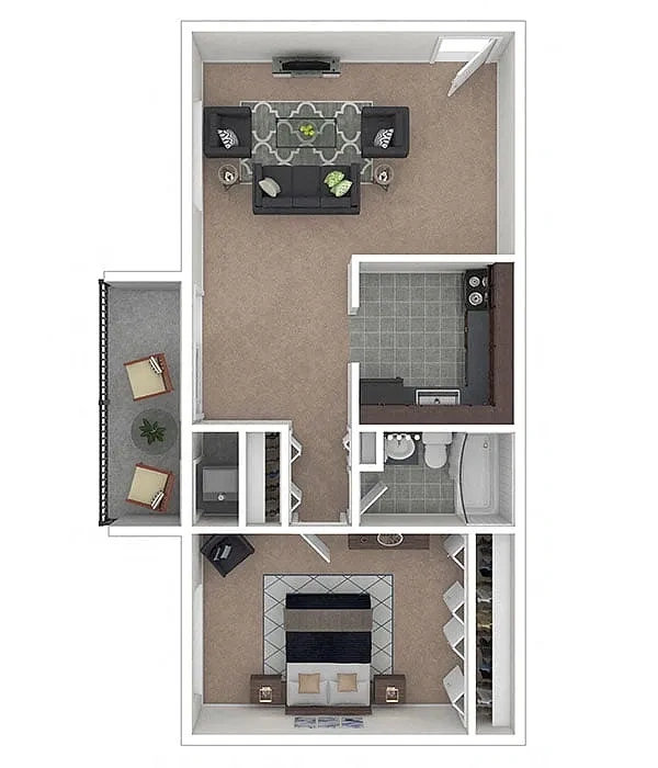 Carriage Park Apartments – Floor plan