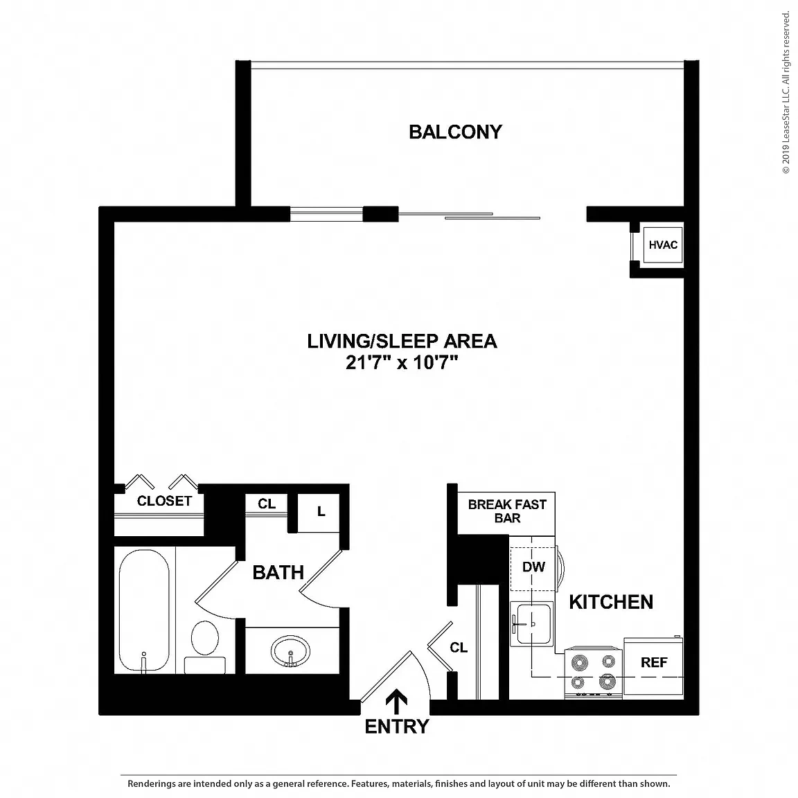 Seven Springs Apartments – Floor plan