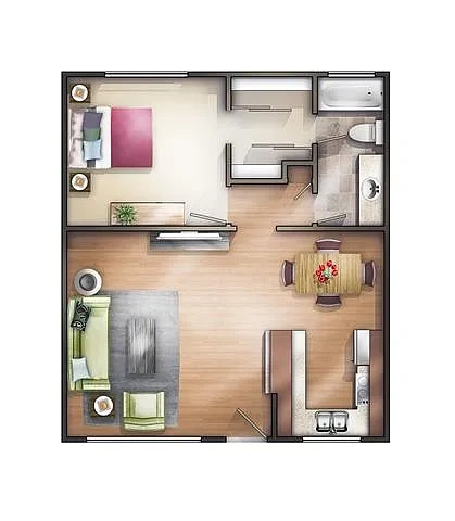 Woodlawn Gardens Apartments – Floor plan