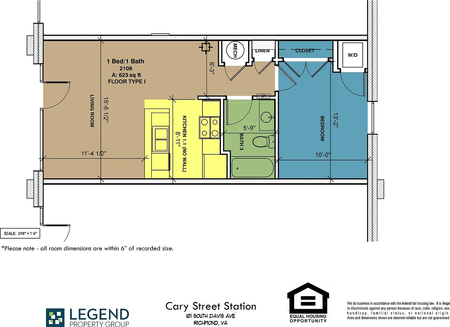 Cary Street Station – Floor plan