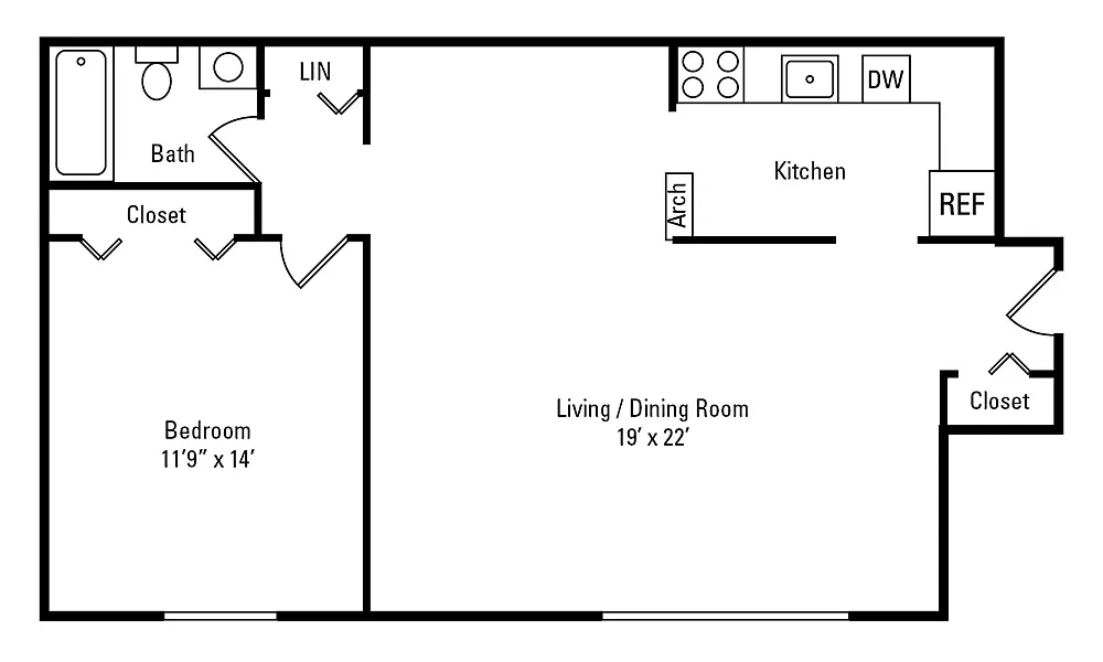 Westpointe Apartment Homes – Floor plan