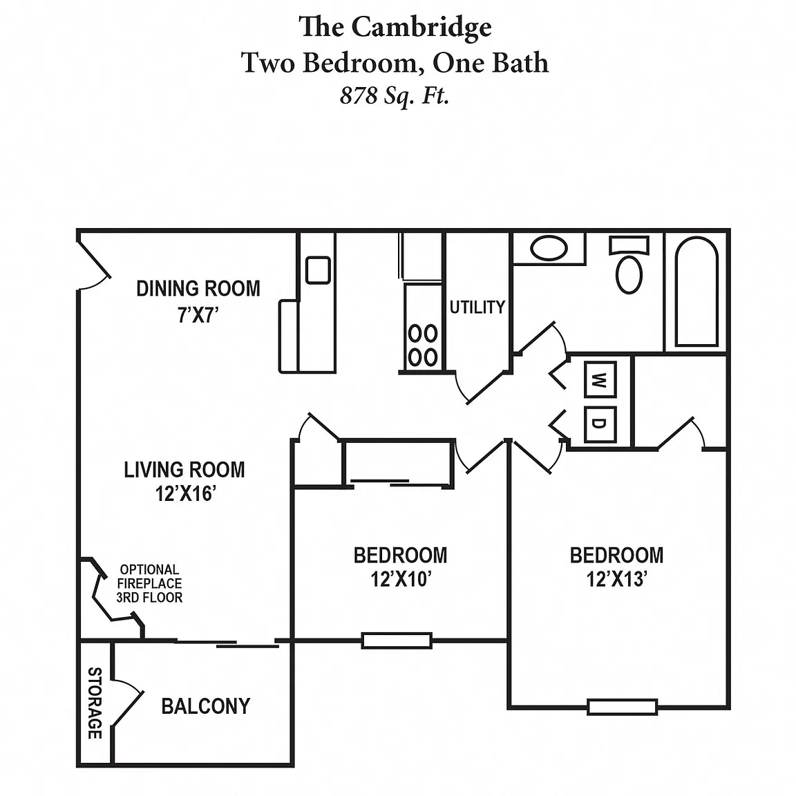 Woodhills Apartments – Floor plan