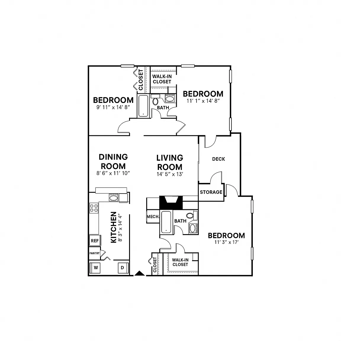 Chase Lea Apartment Homes – Floor plan