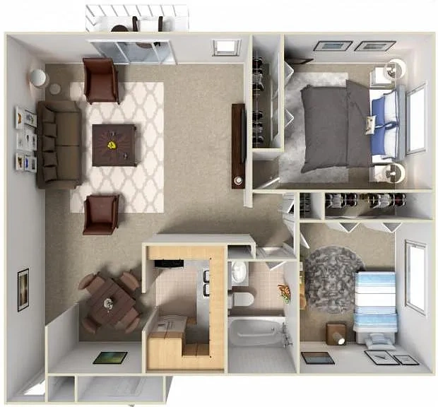 Parkview Manor – Two-Bedroom Suite