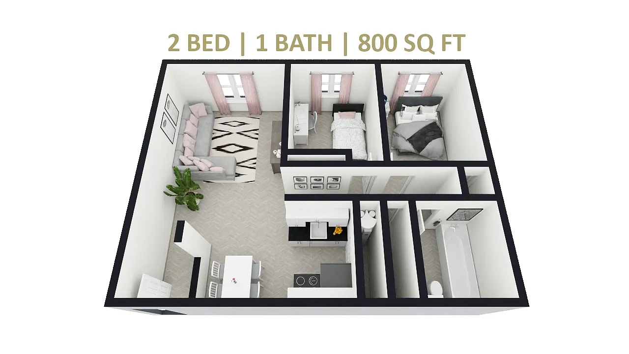 Point Place Apartments – 2 Bedroom