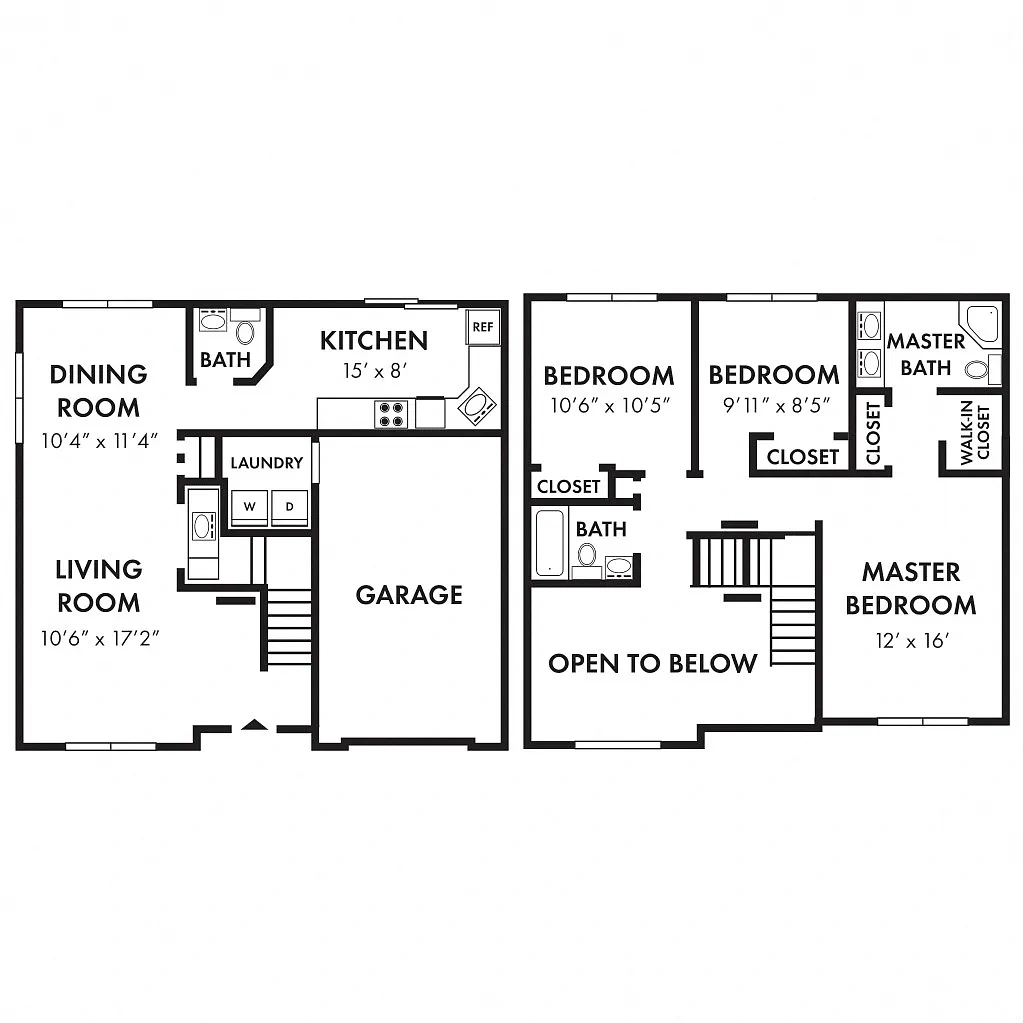 Mews at Annandale Townhomes – Floor plan
