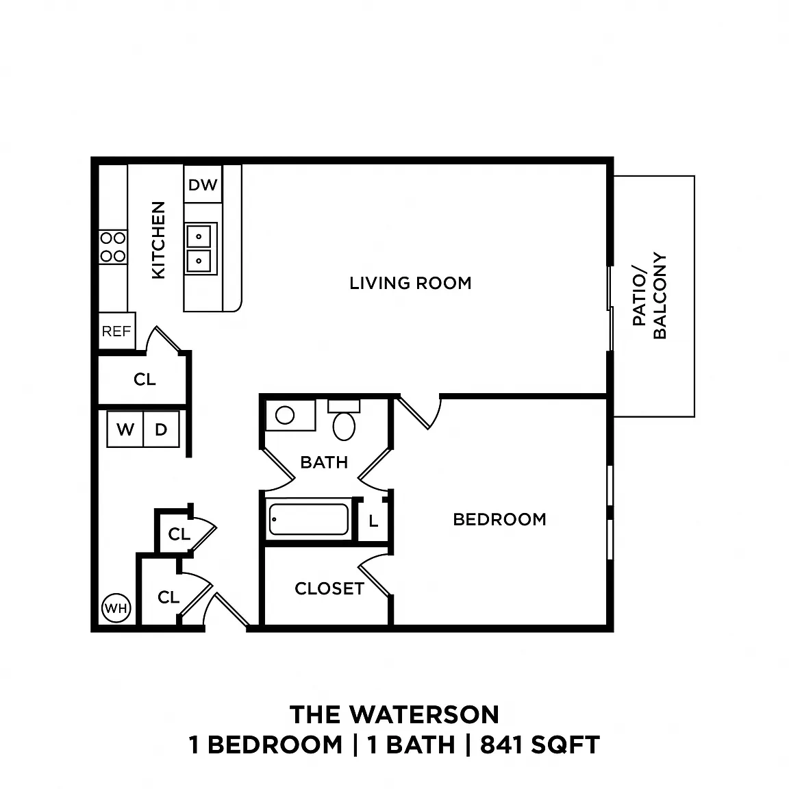 Blankenbaker Crossings Apartment Homes – Floor plan