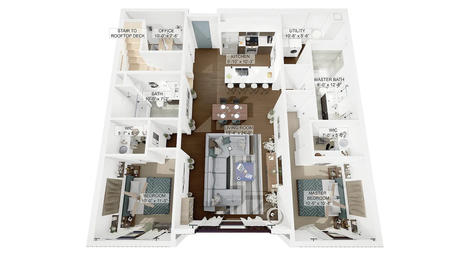 La Collina Living in Little Italy Cleveland – 2 Bedroom 2 Bathroom