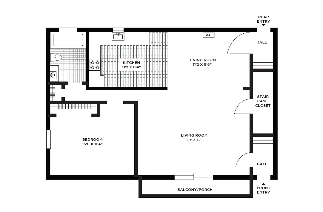 Douglass Gardens Apartments – Floor plan