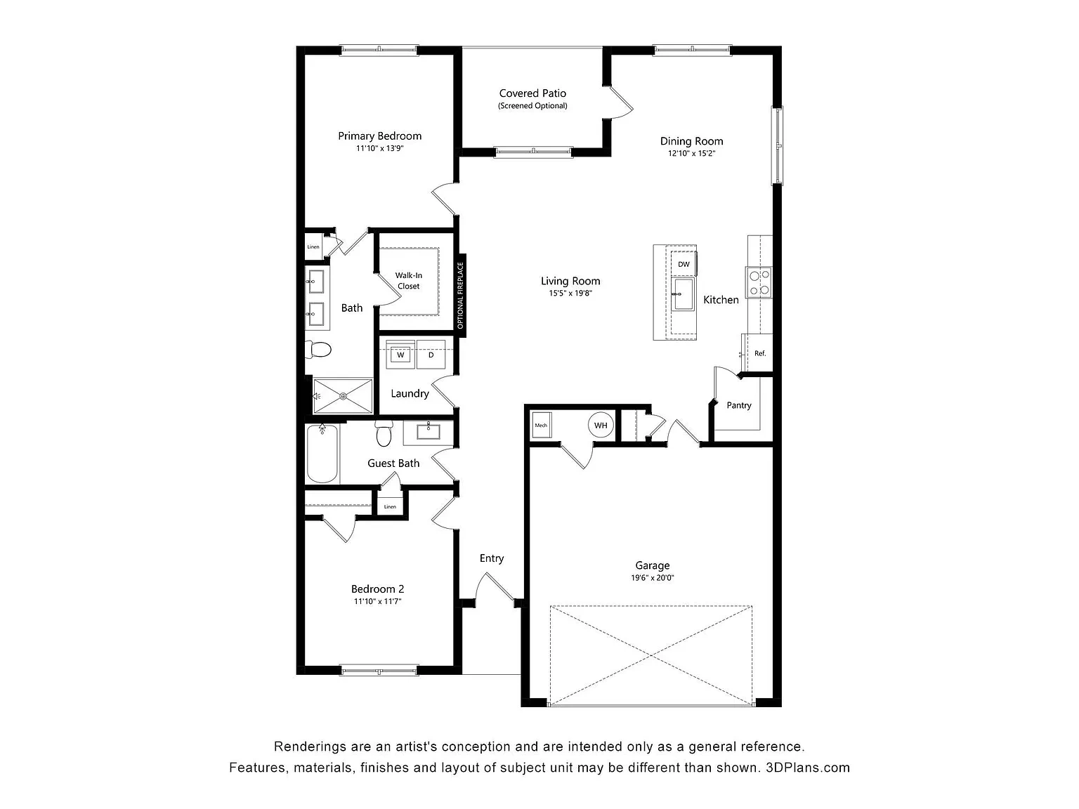 The Chester – Floor plan