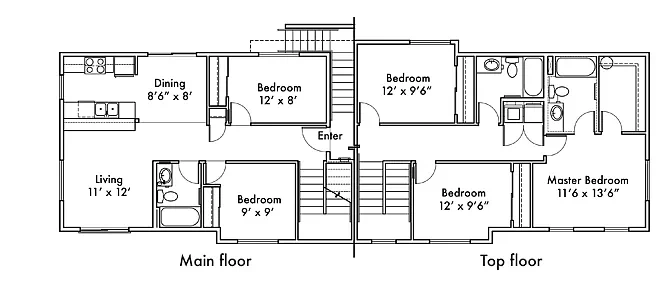 Scriber Creek Apartments – Floor plan