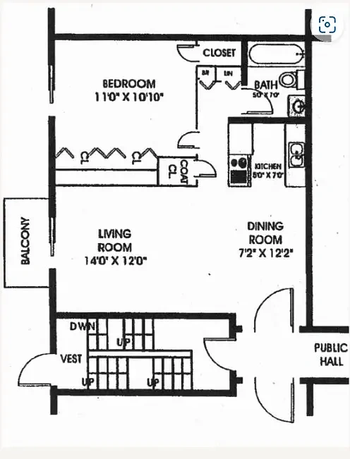 Garfield Club – One Bedroom One Bath